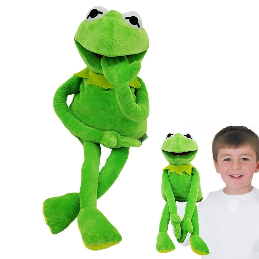 "60cm Plush Kermit Frog Sesame Street Muppets Doll - Birthday Toy for Kids"